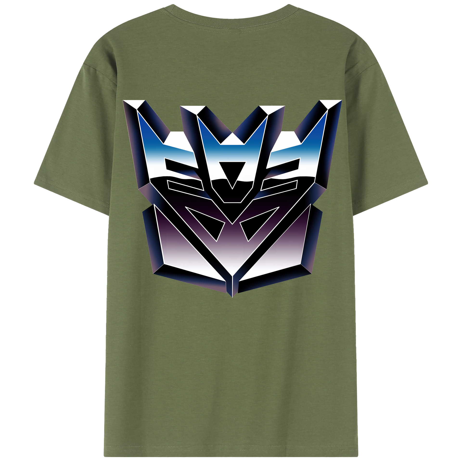 （画像用） Transformers トランスフォーマー 綿100％半袖Tシャツ（背面プリント）